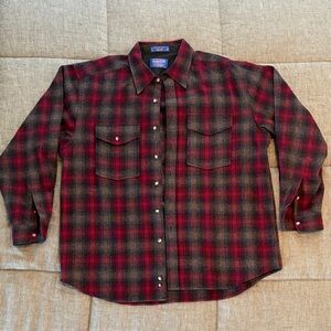 Pendleton 100%Wool Outdoor Shirt